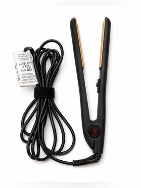 CHI Ceramic Hair Straightener Flat Iron Black Professional Styling Tool